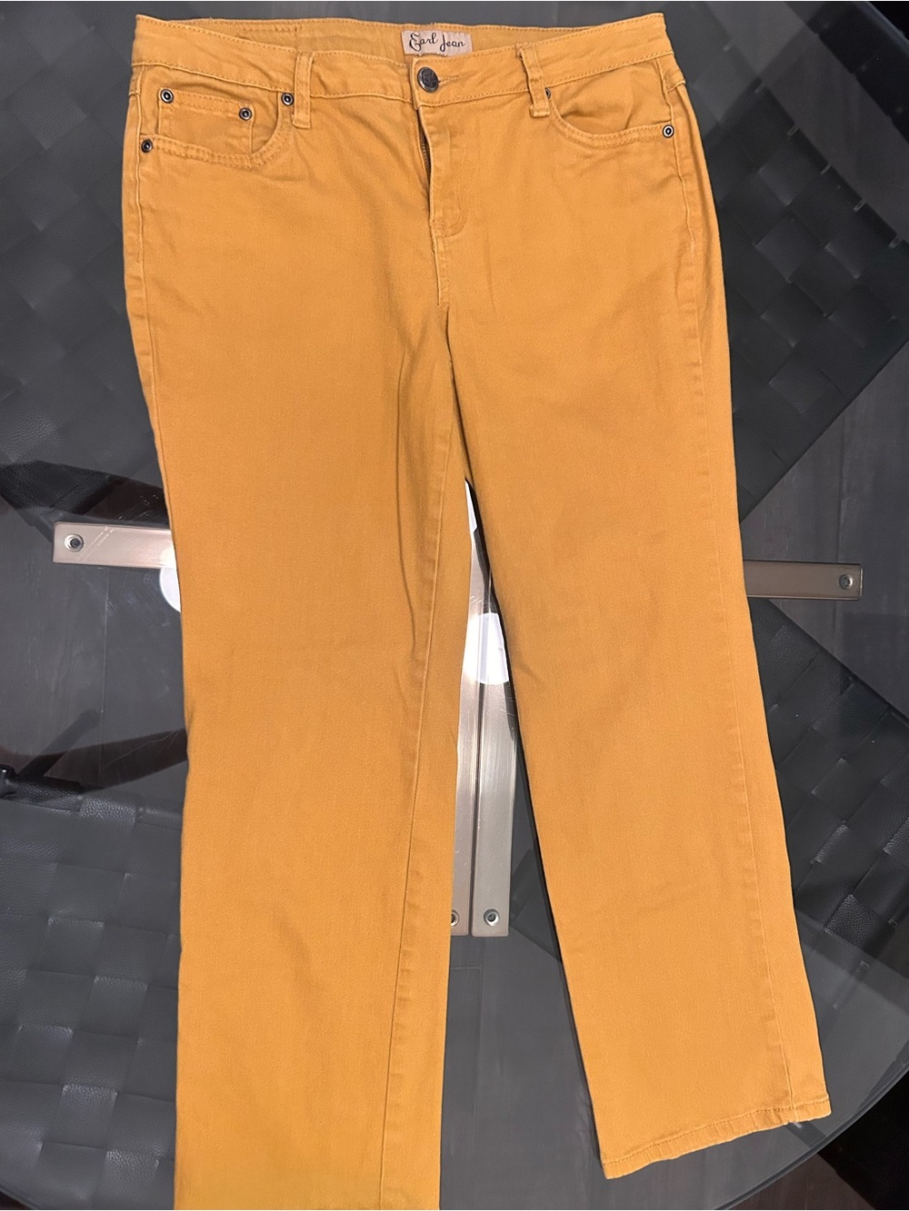 Earl Jeans size 12 P Women's Straight-Leg Jeans - Picture 2 of 4
